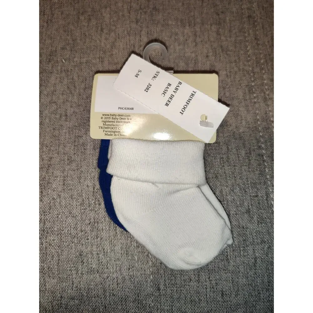 Baby Deer Baby Socks Size S 0 to 9 Months 2 Pair
